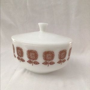 Vintage Fire-king casserole dish